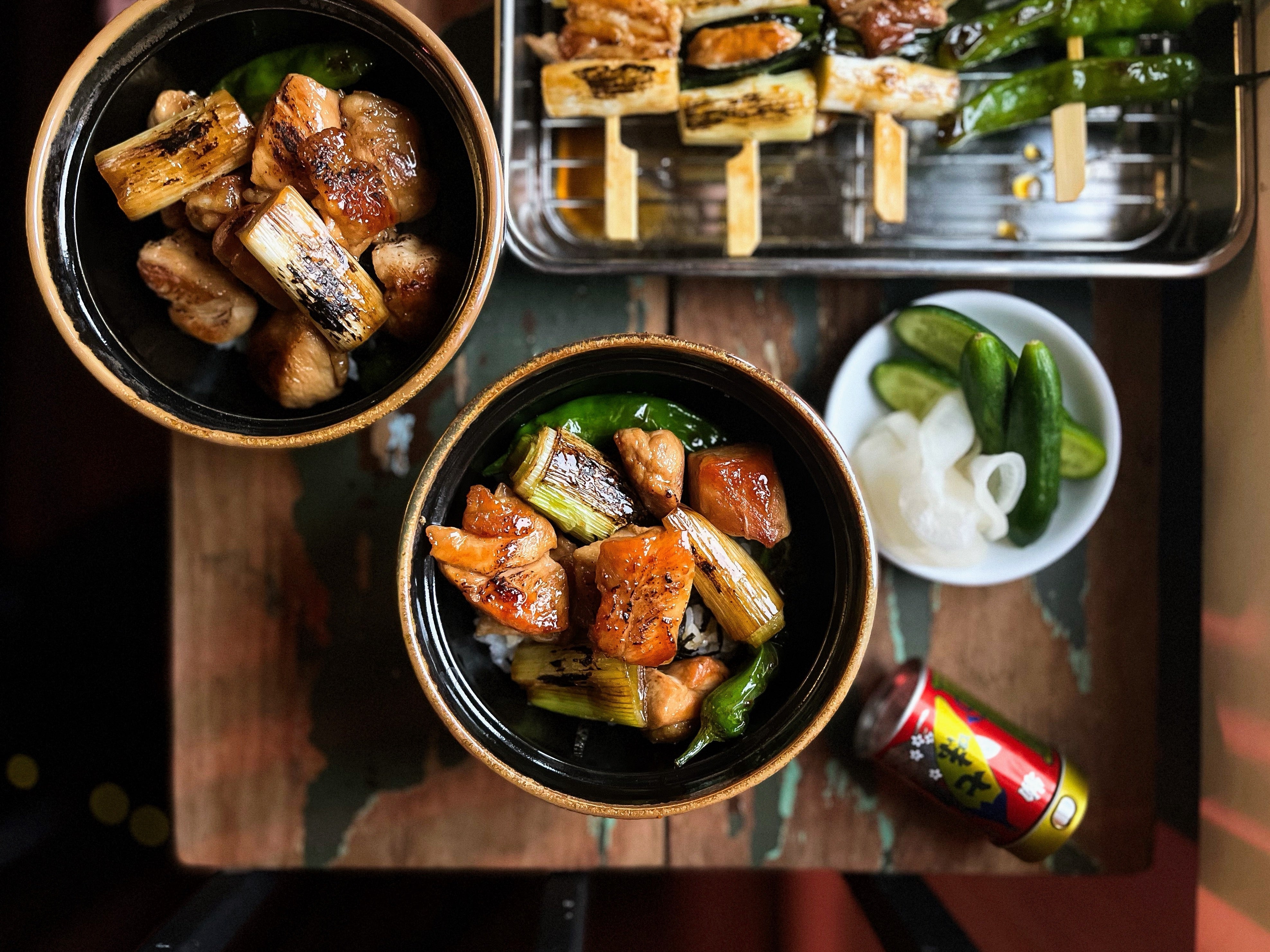 How to Make Yakitori Don (Japanese Grilled Chicken Rice Bowl)