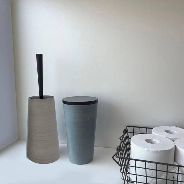Antibacterial Toilet Brush Gray Minimalist Modern Japanese Style 36cm