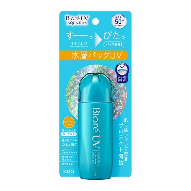 Biore UV Aqua Protect Lotion Light Waterproof Sunscreen SPF50+ 70ml