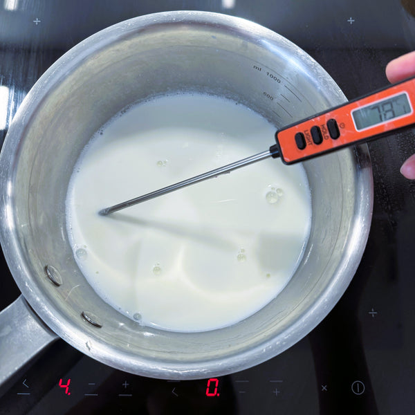 heating the milk