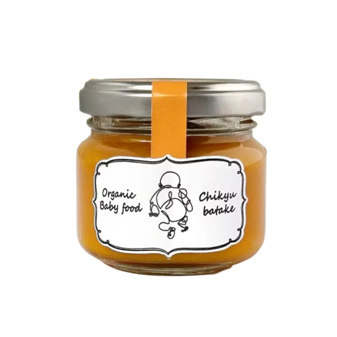 Chikyubatake Organic Carrot & Pumpkin Baby Food Puree 5m+ 2.5oz