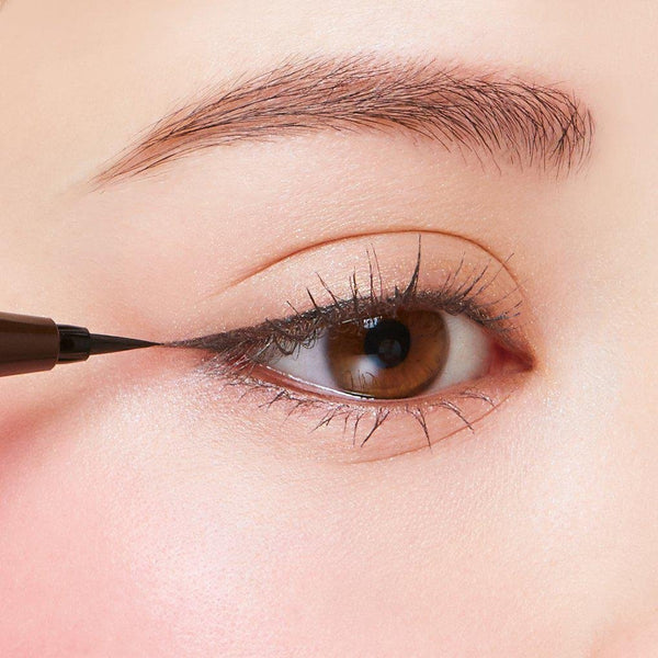 D-UP Silky Liquid Eyeliner Smooth Waterproof Natural Brown Eyeliner