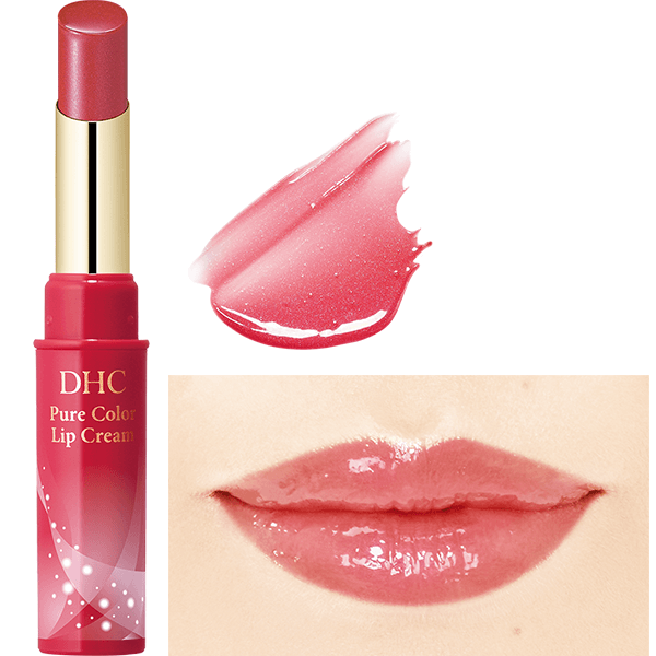 DHC Color Lip Cream Unscented Natural Lipstick Red 1.4g