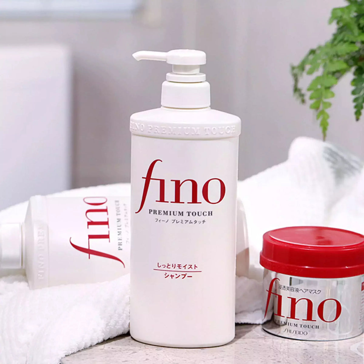 fino PREMIUM TOUCH シャンプー コンディショナー セット Fino Premium Touch Shampoo & Conditioner Set Smooth Repair Hair