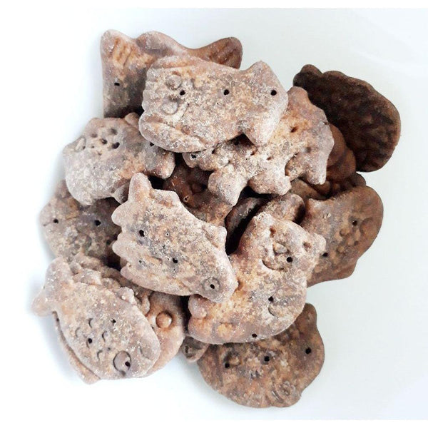 Ginbis Tabekko Suizokukan Sea Animal Shaped Chocolate Cookies 50g (Pack of 10)