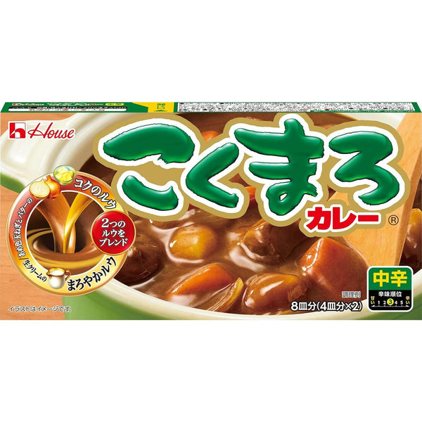 House Foods Kokumaro Japanese Curry Roux Medium-Hot 5.1oz