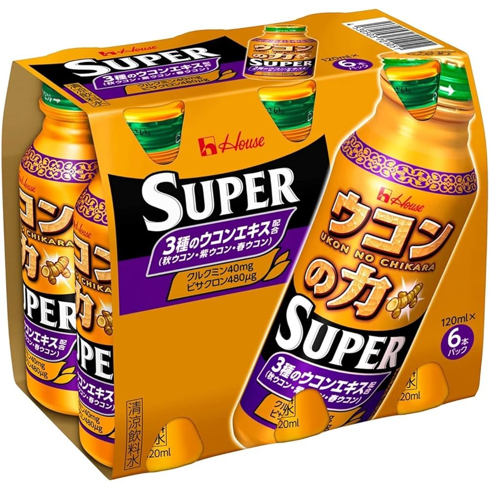 House Ukon no Chikara Super Turmeric Supplement Drink 6 Bottles