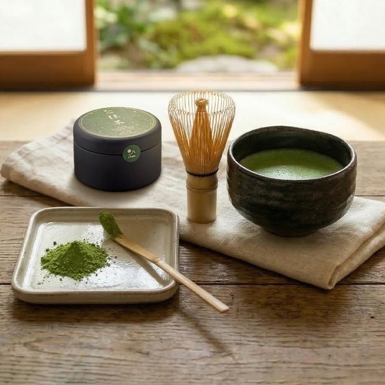 J Taste Ceremonial Grade Organic Uji Matcha Powder 1.1oz