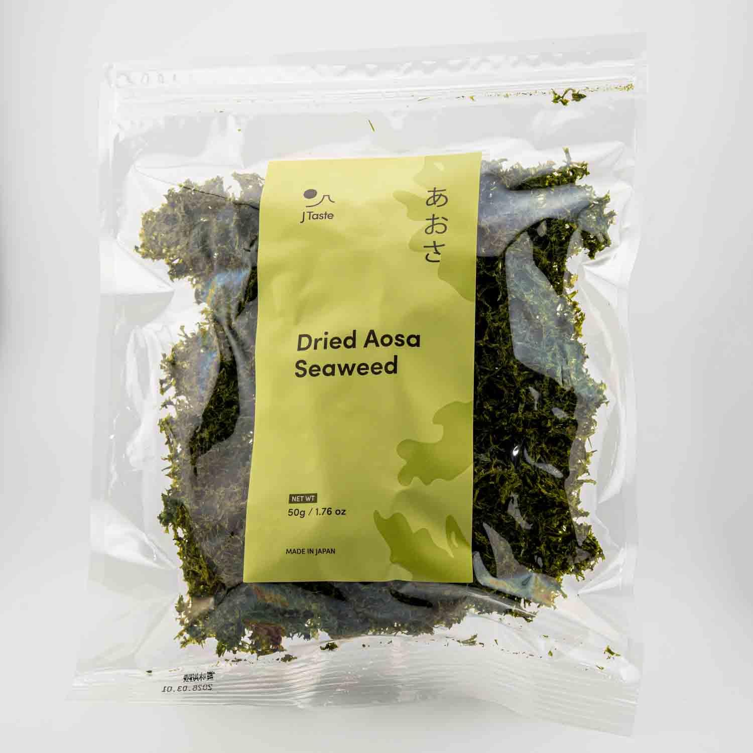J Taste Dried Aosa Seaweed Premium Sea Lettuce From Kagoshima 50g
