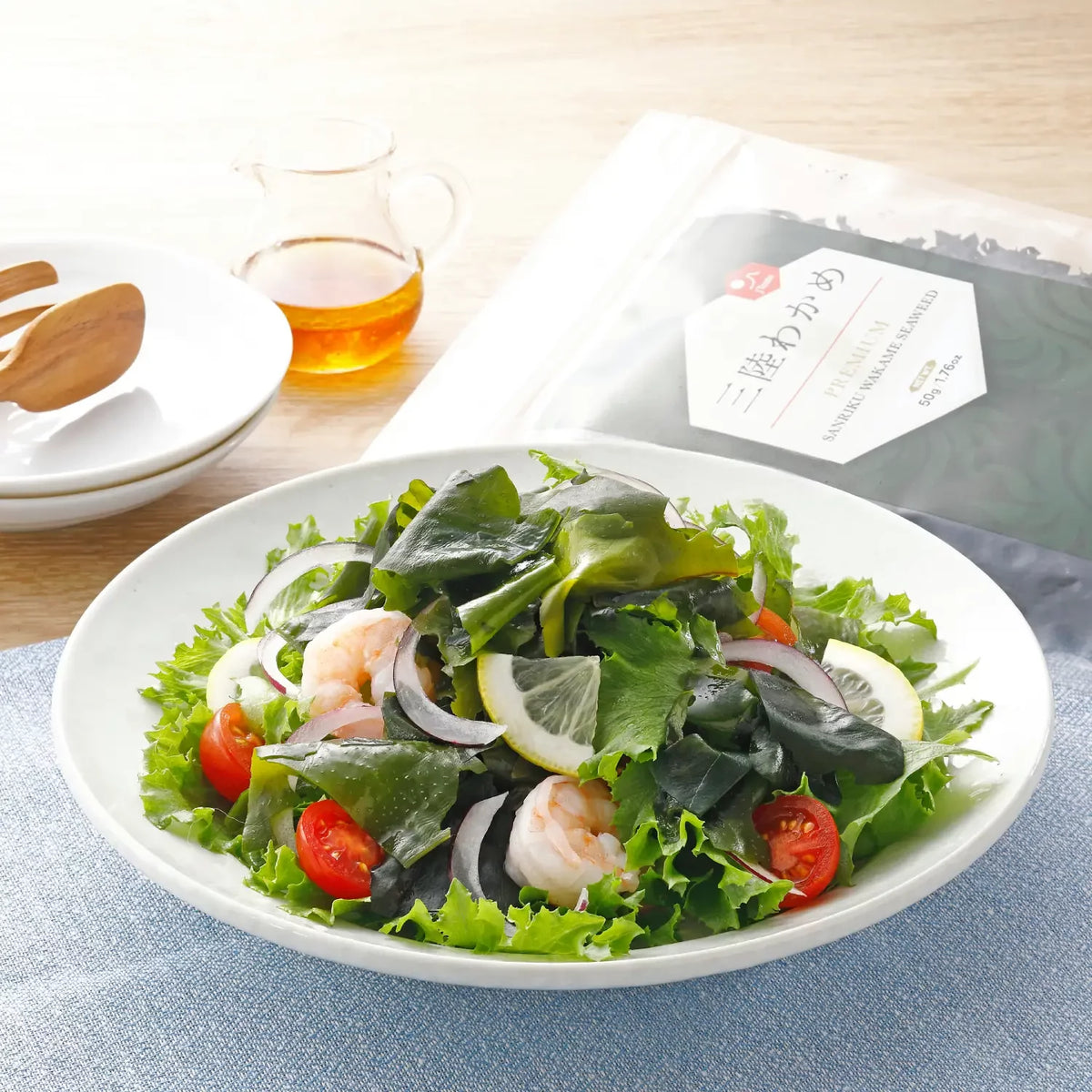 wakameさん J Taste Sanriku Wakame Dried Japanese Wakame Seaweed 50g