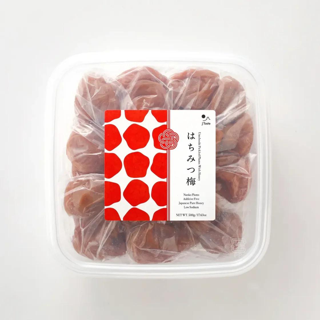 J Taste Umeboshi Natural Pickled Nanko Plums With Honey 500g