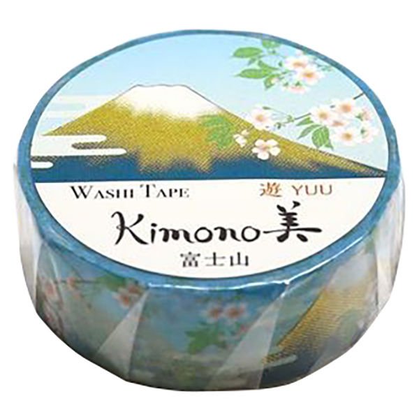 Kamiiso Kimono Washi Tape Mount Fuji Pattern Masking Tape