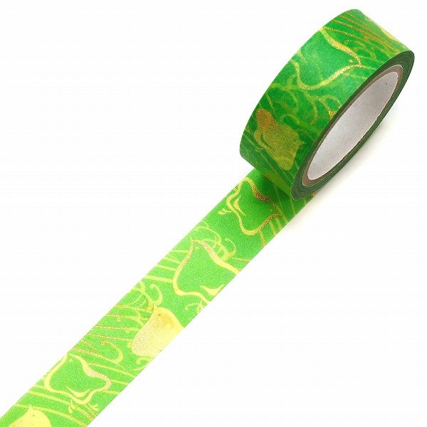 Kamiiso Kimono Washi Tape Zen Wave Chidori Pattern Masking Tape