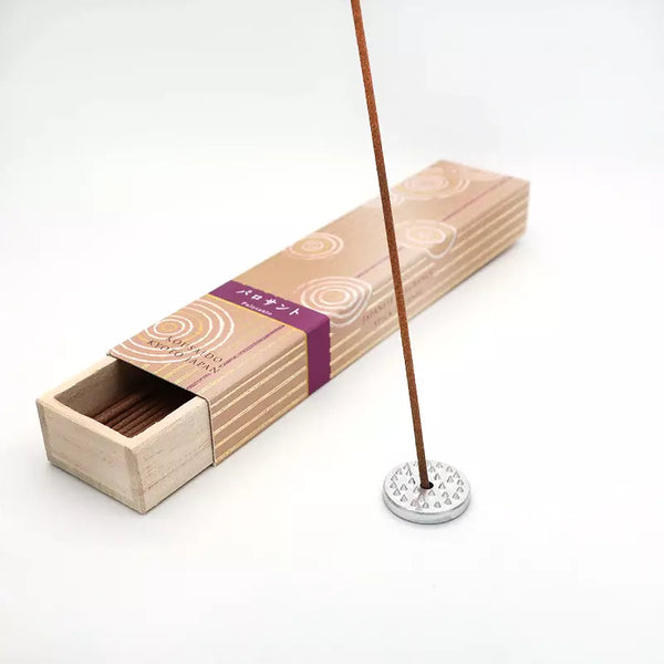 Kousaido Palo Santo Long Incense Sticks In Wooden Box 40 ct.