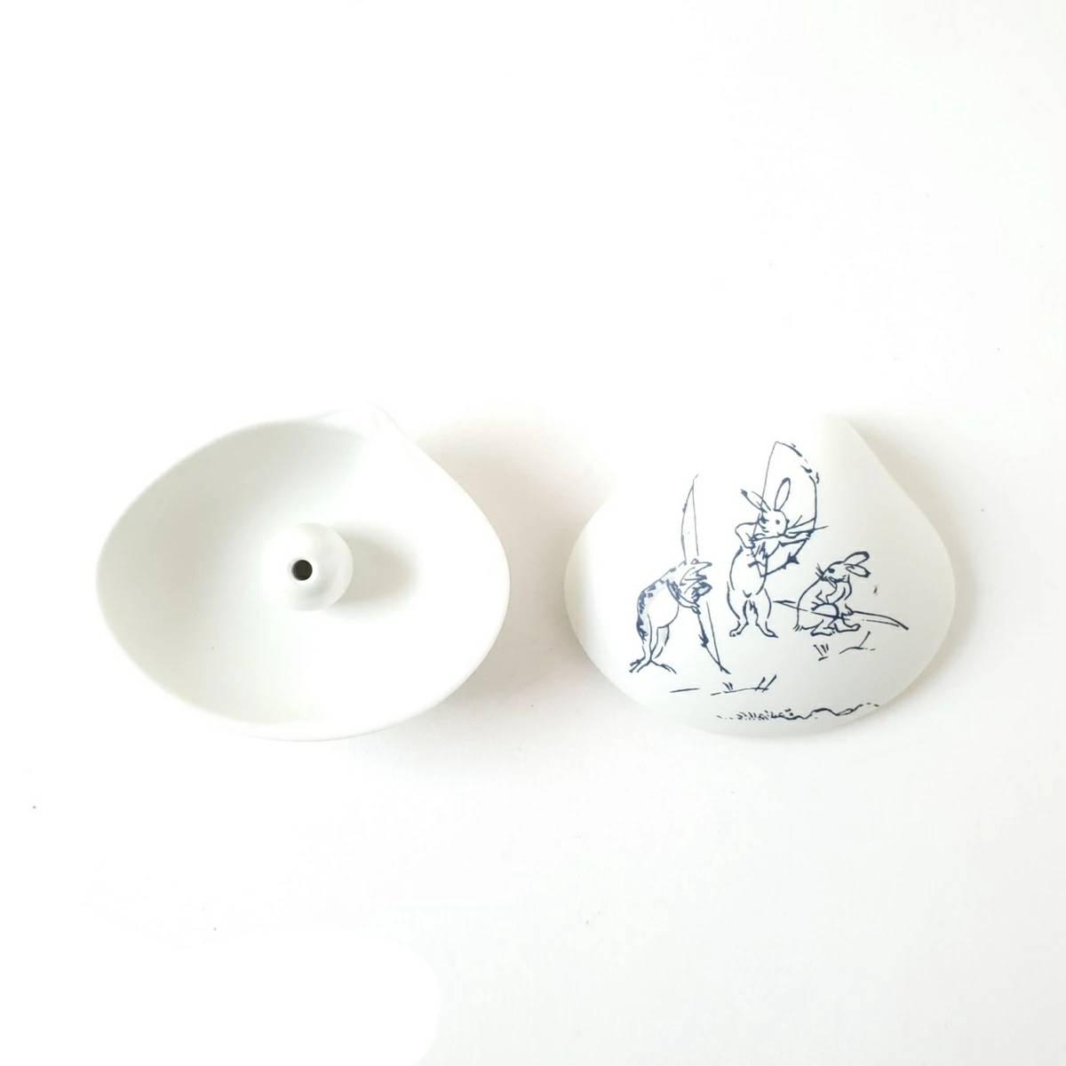 Kousaido Shell-Shaped Incense Holder Choju Giga Design