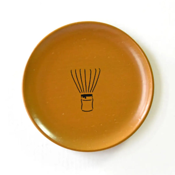 Mamezara Lacquered Small Plate Traditional Kyoto Tools Design