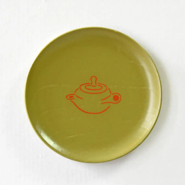 Mamezara Lacquered Small Plate Traditional Kyoto Tools Design