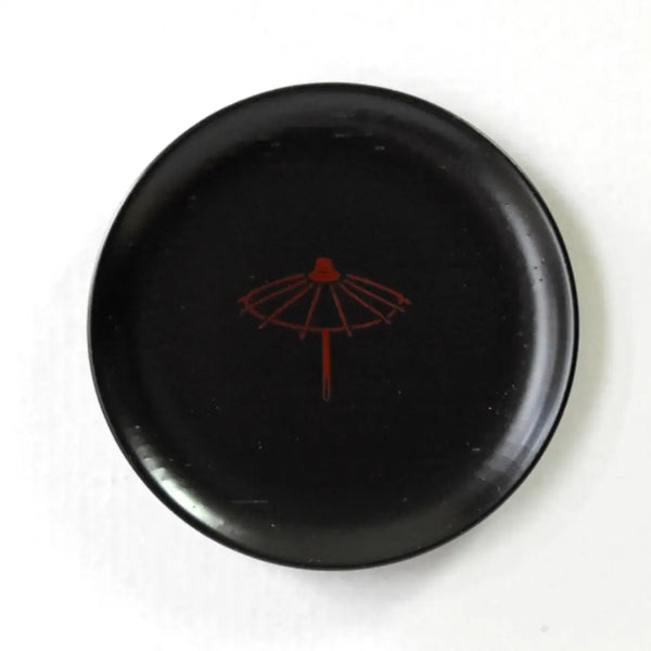 Mamezara Lacquered Small Plate Traditional Kyoto Tools Design