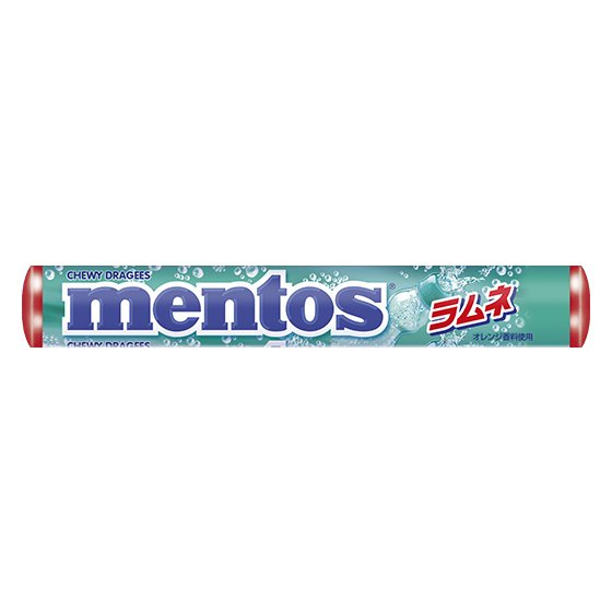 Mentos Chewy Dragees Japanese Ramune Soda Soft Candy (Pack of 6)