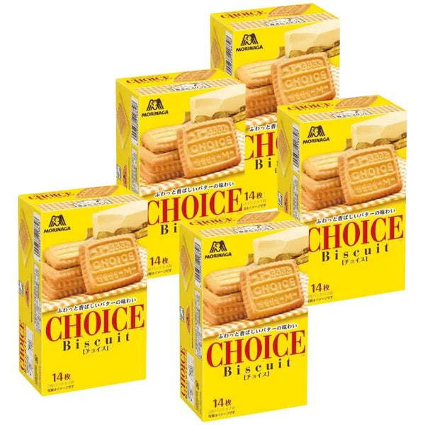 Morinaga Choice Japanese Butter Cookies (Pack of 5)