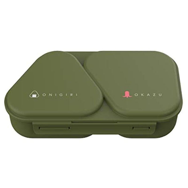 OSK Onigiri & Side Dish Bento Double Compartment Lunch Box LS-15