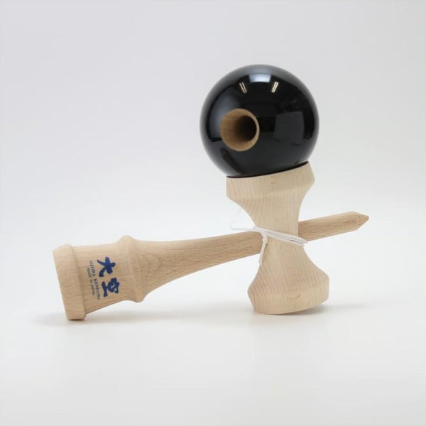 Ozora Kendama Handmade JKA Certified Cup-And-Ball Toy Black
