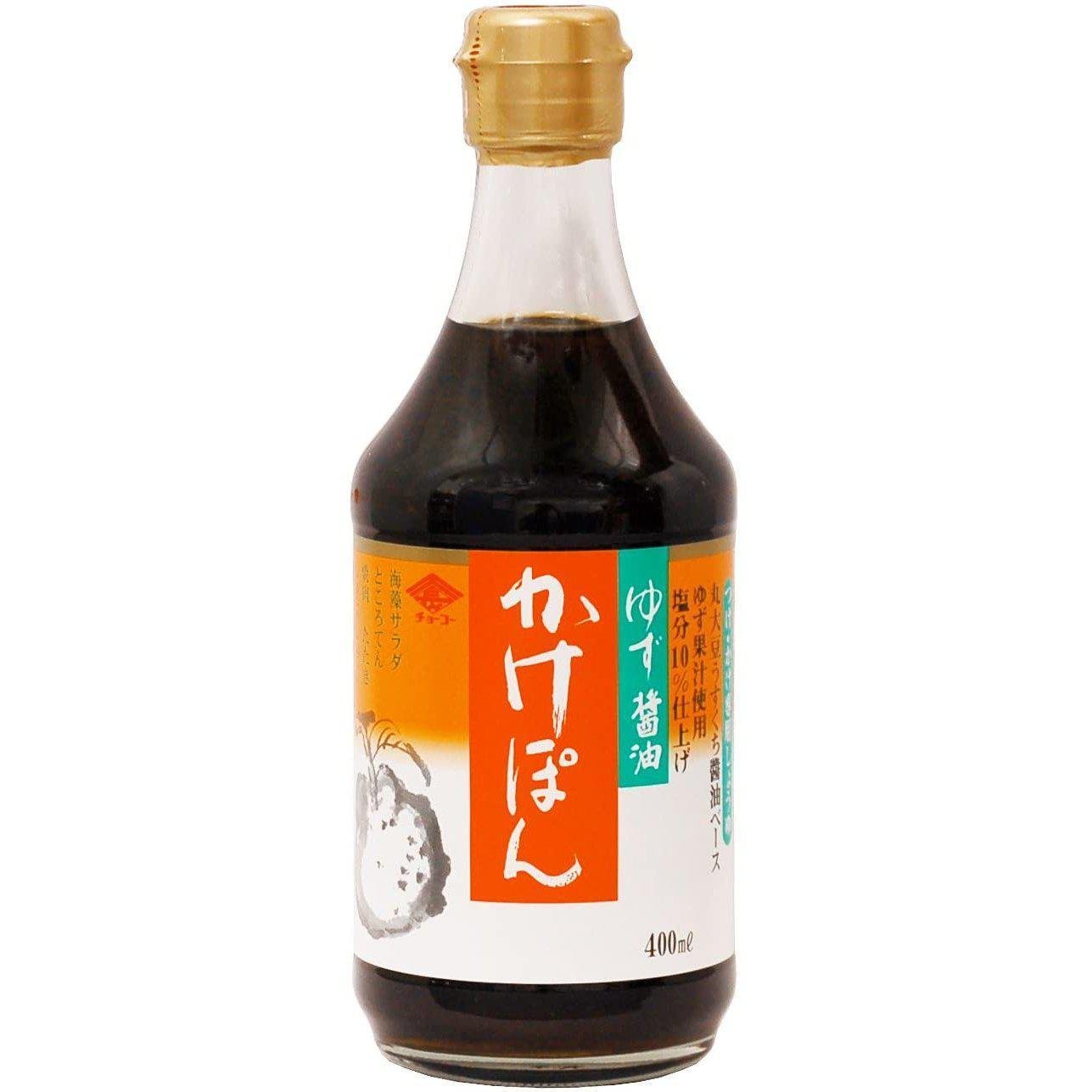 Choko Kakepon Yuzu Ponzu Non-GMO Soy Citrus Seasoning Sauce 400ml