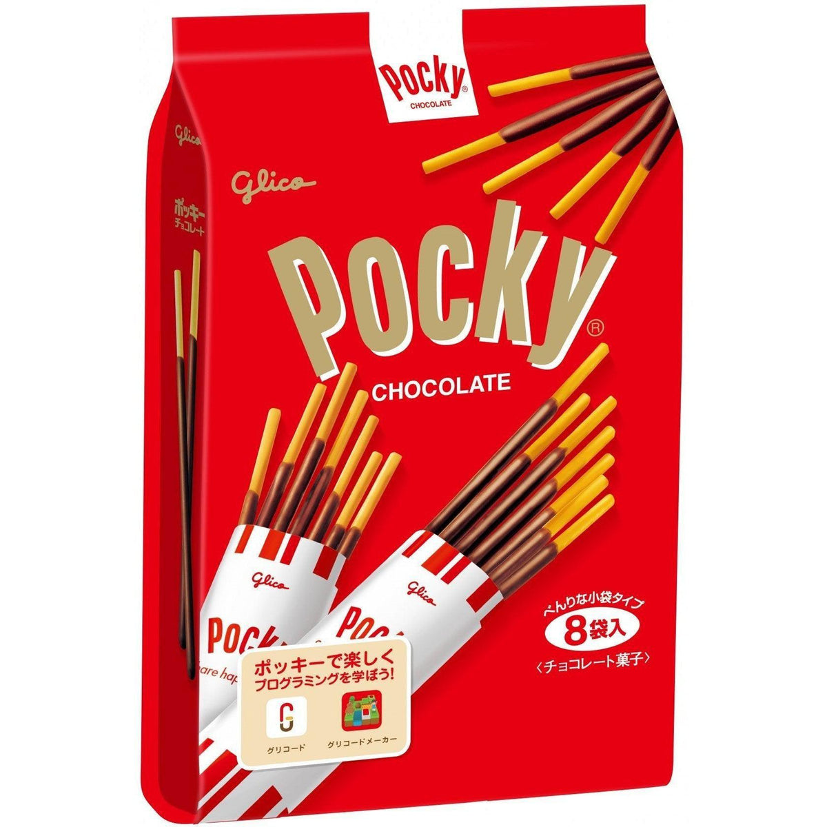 Glico Pocky Chocolate Biscuit Sticks (Pack of 6) – Japanese Taste