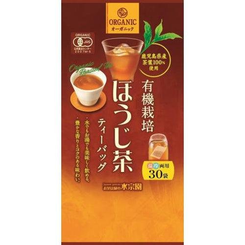 Suisouen Organic Hojicha Natural Roasted Green Tea Bags 30ct.