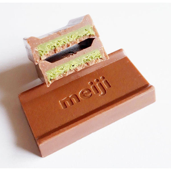 Meiji Matcha Chocolate Green Tea Filled Milk Chocolate 26 Pieces