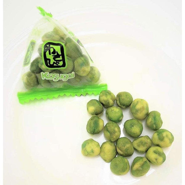 Kasugai Roasted Green Peas and Broad Beans Wasabi Flavor (Pack of 6)