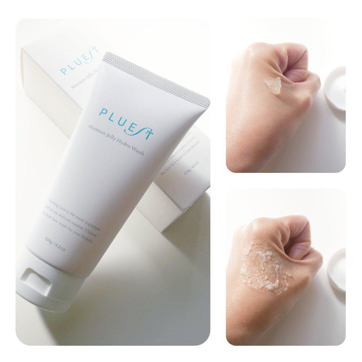 Pluest Mannan Jelly Hydro Face Wash Gentle Exfoliating Cleanser 120g