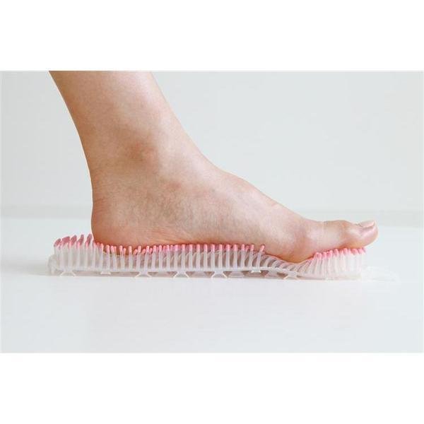 Sunpac Foot Groomer Manicure Elastomer Brush Feet Massager