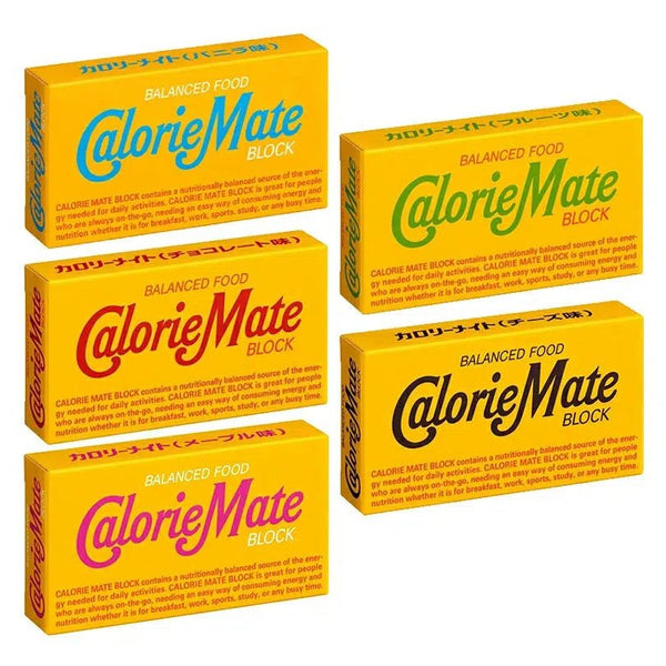 Otsuka Calorie Mate Block 5 Flavor Assortment (Box of 20 Packets)