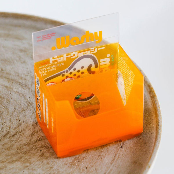 Pelican Soap Dot Washy Clay Deep Pore Cleansing Bar & Silk Ball Set 2.8 oz