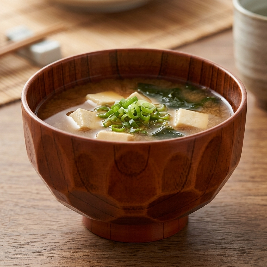 Rustic Traditional Miso Soup Bowl Tortoise Shell Pattern 11.8 fl oz
