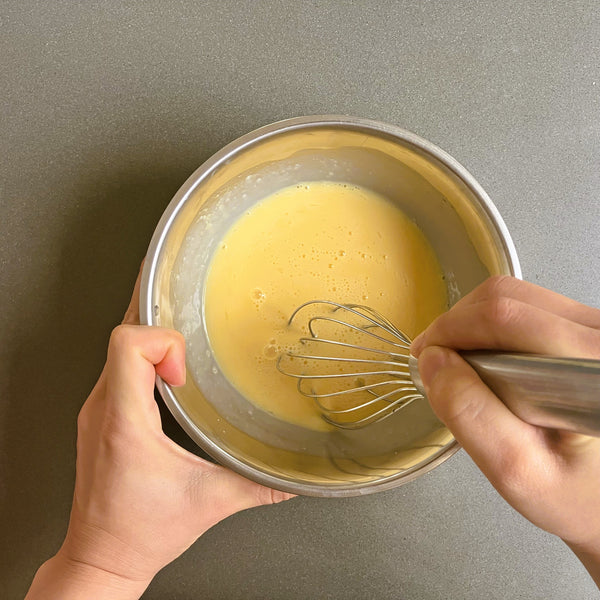 mixing everything together