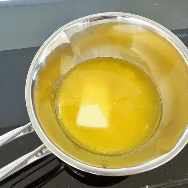 melting the butter