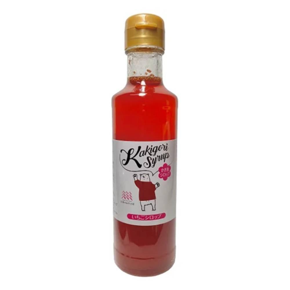 Strawberry Fruit Syrup Additive-Free Kakigori Shaved Ice Syrup 260g