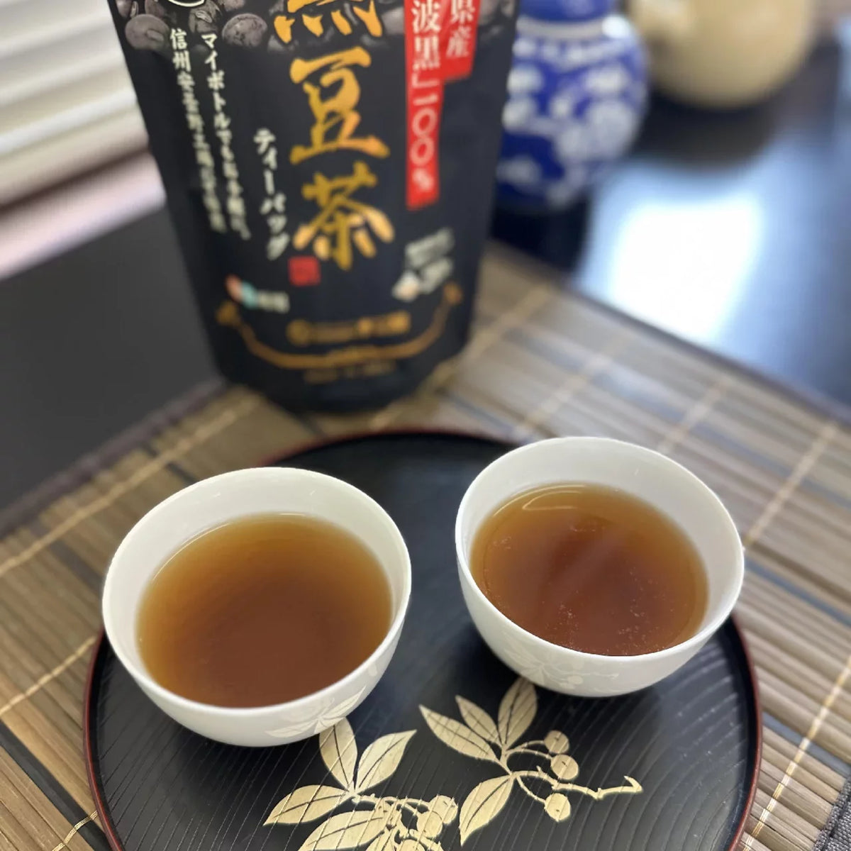 Suisouen Tamba Black Soybean Tea Caffeine-Free Kuromamecha 20 Tea Bags Suisouen Tamba Black Soybean Tea Caffeine-Free Kuromamecha 20 Tea Bags