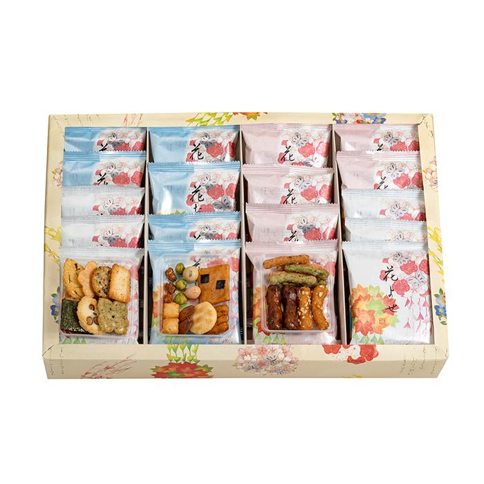 Syugetsu Senbei Mix Japanese Rice Crackers Variety Box (18 Bags)
