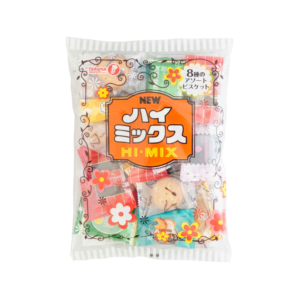 Takara Seika New Hi-Mix Sharing Size Assorted Biscuits 8 Variations 277g