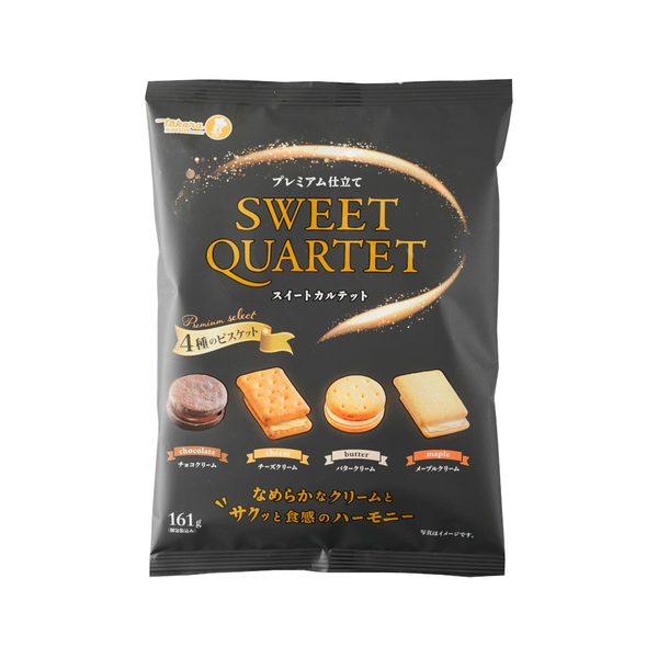 Takara Seika Sweet Quartet Cream Sandwich Cookie Assortment 161g