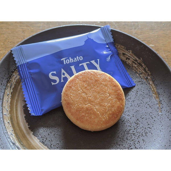 Tohato Salty Salted Butter Cookies 8 Pieces (Box of 12)