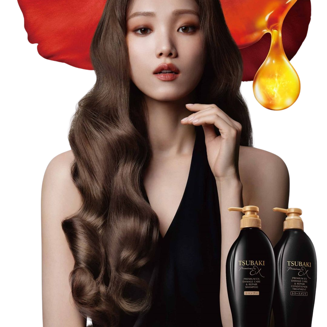 Tsubaki Premium EX Camellia Oil Hair Conditioner for Damaged