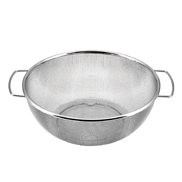 Minex Two-Handle Stainless Steel Fine Mesh Colander With Legs