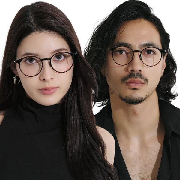 UV & Infrared Protection Large Lens Fashion Eyeglasses Tortoiseshell