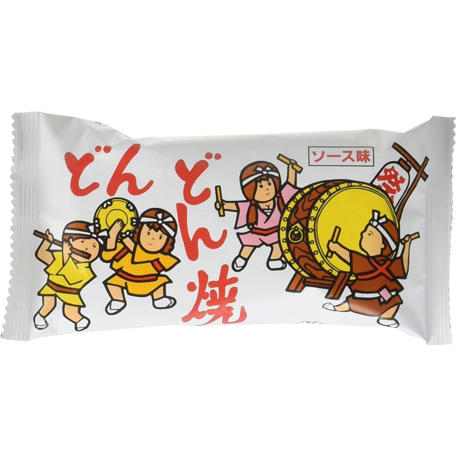 Yaokin Dondonyaki Japanese Puff Snack Sauce Flavor (Pack of 15)