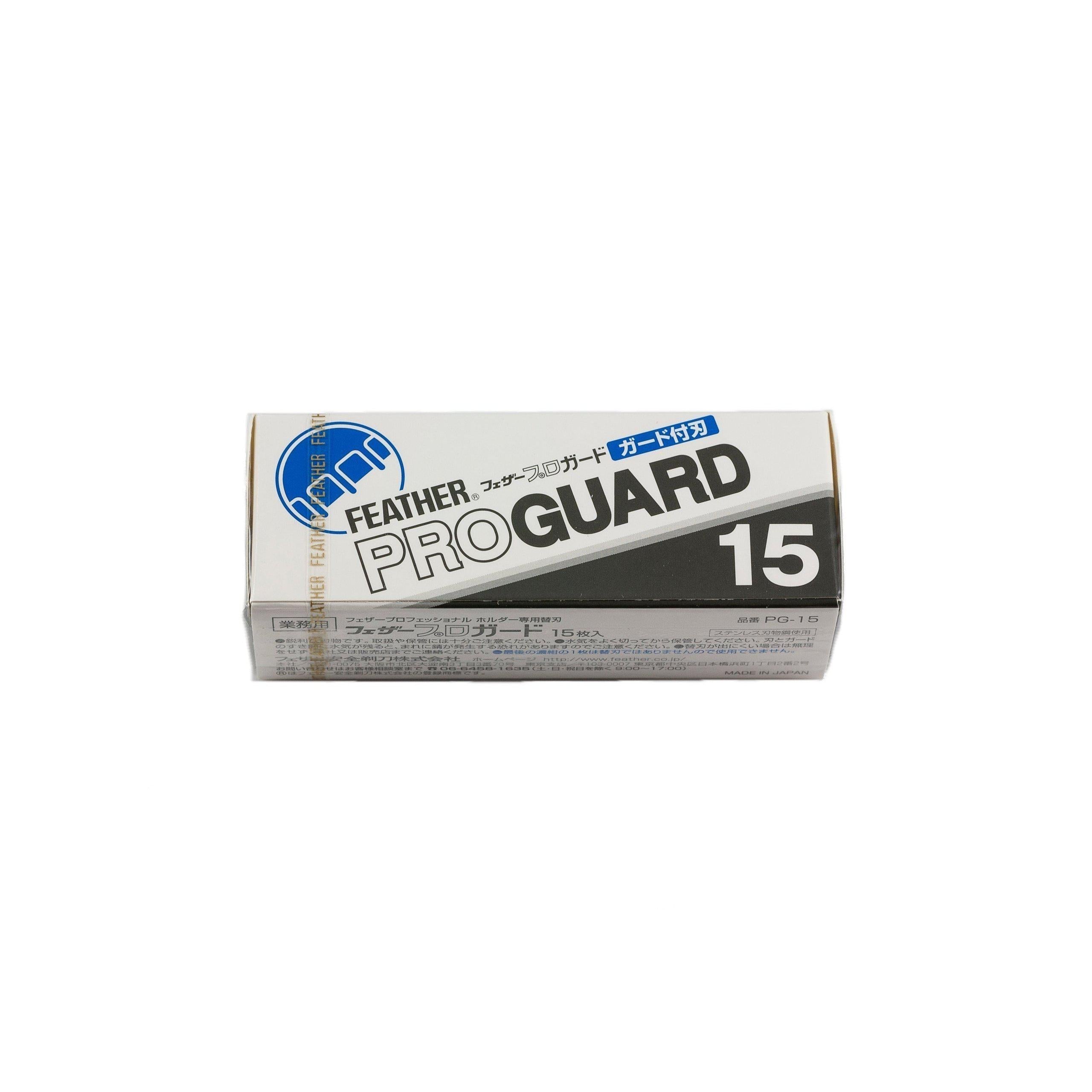 Feather Proguard Razor Blades PG-15 15 Blades (Pack of 10