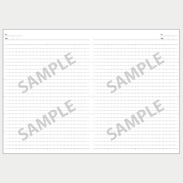 Kokuyo B5 Lined Notebook 7mm Horizontal Lined Paper with Dots (Set of 5)-Japanese Taste